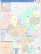 Oneida County, NY Digital Map Color Cast Style