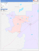Otero County, CO Digital Map Color Cast Style