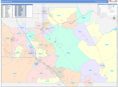 Pinal County, AZ Digital Map Color Cast Style