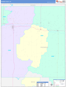 Prowers County, CO Digital Map Color Cast Style