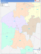 Ripley County, IN Digital Map Color Cast Style