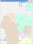 Roosevelt County, NM Digital Map Color Cast Style