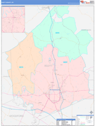 Scott County, KY Digital Map Color Cast Style