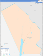 Skagway Borough (County), AK Digital Map Color Cast Style