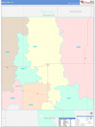 Smith County, KS Digital Map Color Cast Style