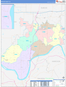 Spencer County, IN Digital Map Color Cast Style