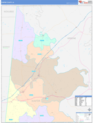 Sumter County, AL Digital Map Color Cast Style