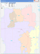 Tripp County, SD Digital Map Color Cast Style