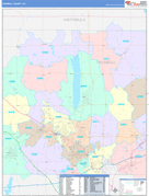 Trumbull County, OH Digital Map Color Cast Style