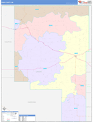 Union County, NM Digital Map Color Cast Style