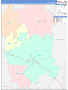 Union County, OH Digital Map Color Cast Style