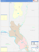 Union County, SD Digital Map Color Cast Style