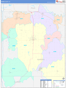 Warren County, IA Digital Map Color Cast Style