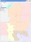 Washington County, CO Digital Map Color Cast Style