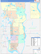 Washington County, MN Digital Map Color Cast Style