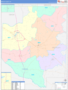 Weakley County, TN Digital Map Color Cast Style