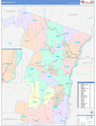 Windsor County, VT Digital Map Color Cast Style