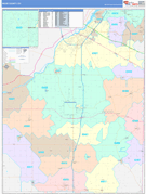 Wood County, OH Digital Map Color Cast Style