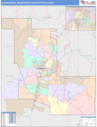 Albuquerque Metro Area Digital Map Color Cast Style