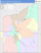 Medford Metro Area Digital Map Color Cast Style
