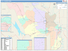 Yolo Metro Area Digital Map Color Cast Style
