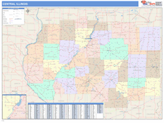 Illinois Central Sectional Digital Map