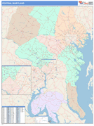 Maryland Central Sectional Digital Map