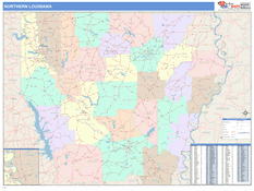 Louisiana Northern Sectional Digital Map