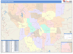 Montana Western Sectional Digital Map