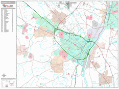 Albany Digital Map Premium Style