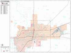 Amarillo Digital Map Premium Style