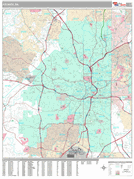 Atlanta Digital Map Premium Style
