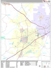 Auburn Digital Map Premium Style