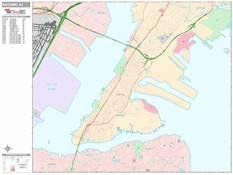Bayonne Digital Map Premium Style