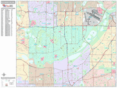 Bloomington Digital Map Premium Style