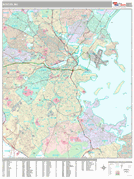 Boston Digital Map Premium Style