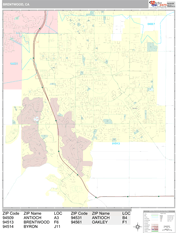 Brentwood Digital Map Premium Style