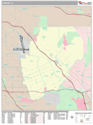 Burbank Digital Map Premium Style