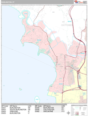 Burlington Digital Map Premium Style