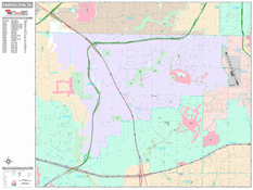 Carrollton Digital Map Premium Style