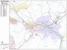 Charleston Digital Map Premium Style