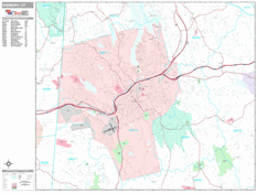 Danbury Digital Map Premium Style
