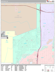 Eastvale Digital Map Premium Style