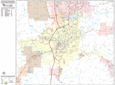 Fayetteville Digital Map Premium Style