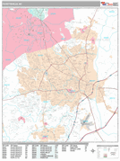 Fayetteville Digital Map Premium Style