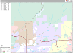 Glendora Digital Map Premium Style