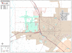 Harlingen Digital Map Premium Style