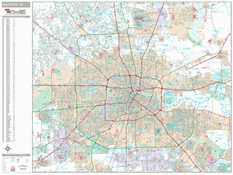 Houston Digital Map Premium Style