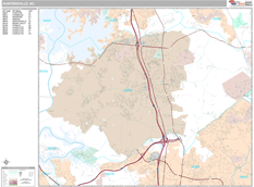 Huntersville Digital Map Premium Style