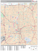 Indianapolis Digital Map Premium Style